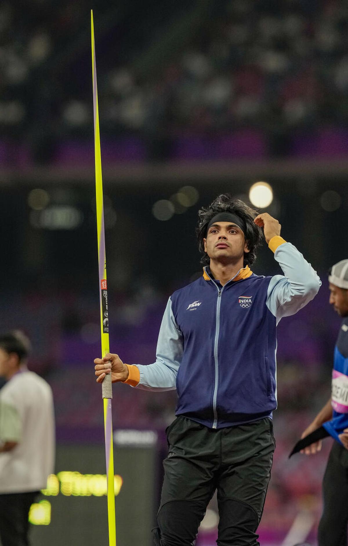 Why did Neeraj Chopra get seven throws instead of six in the Asian